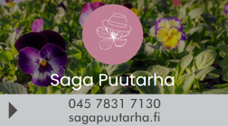 Saga Puutarha Oy logo